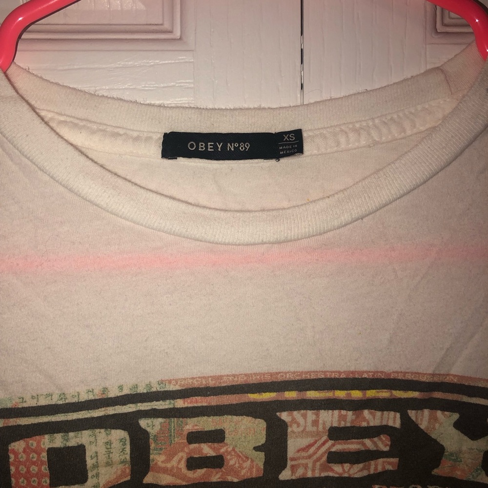 Short sleeve obey shirt